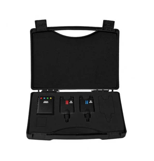 Delphin Smart 2+1 Funk-Bissanzeiger Set mit Transportkoffer-Bissanzeiger & Bobbins-JJ-Fishing