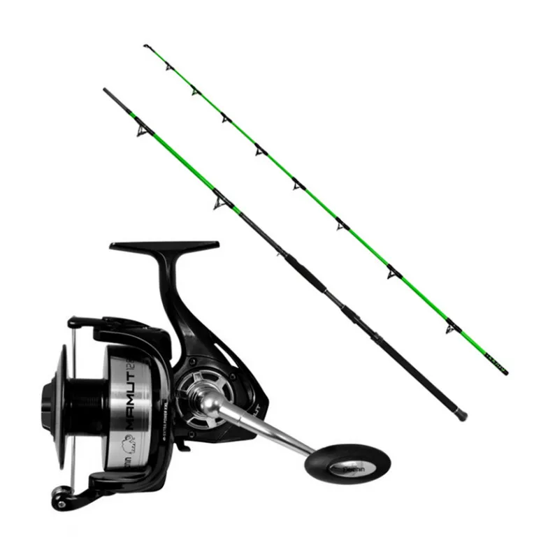 Delphin Monster Cat Wels Set - Angelrute & Angelrolle-Welsruten-JJ-Fishing