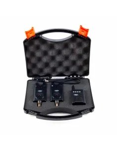 York Bissanzeiger Set 2+1 9V Bite Alarm Professional Old School-Bissanzeiger & Bobbins-JJ-Fishing