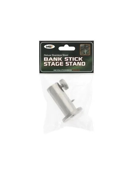 NGT Stage Stand - Stainless Steel Edelstahl Steghalter Bankstick Halter-Tackle & Co-JJ-Fishing