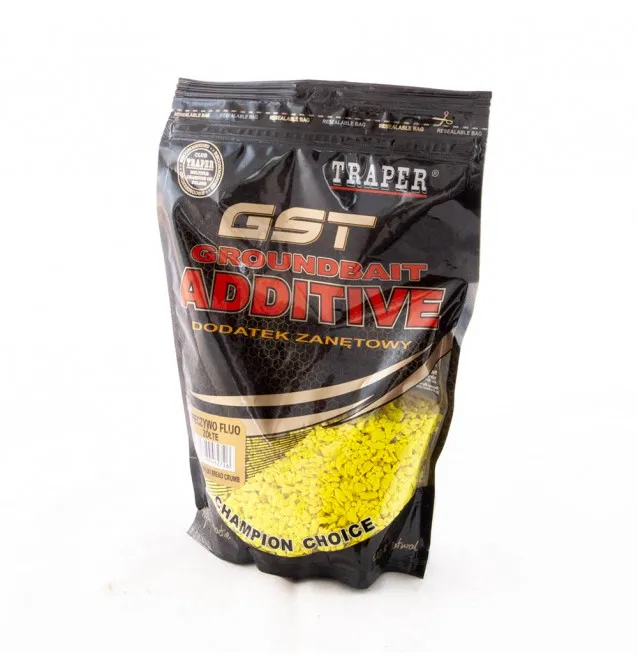 Traper Flocken Fluo Gelb sinkend visueller Reiz-Groundbait & Partikelfutter-JJ-Fishing