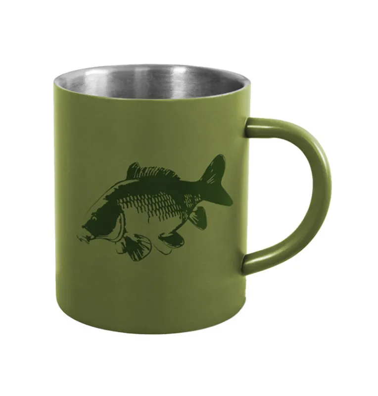 Delphin Carp Edelstahlbecher 300ml Stainless Steel Cup-Outdoor Cooking-JJ-Fishing