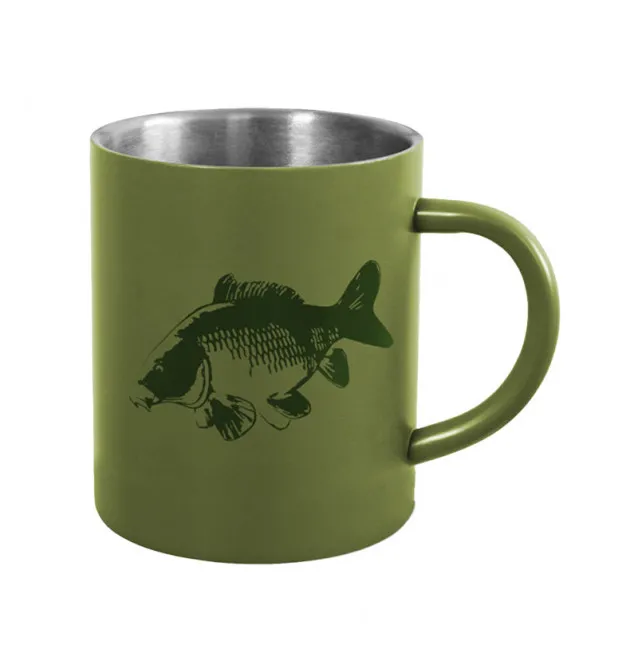Delphin Carp Edelstahlbecher 300ml Stainless Steel Cup-Outdoor Cooking-JJ-Fishing
