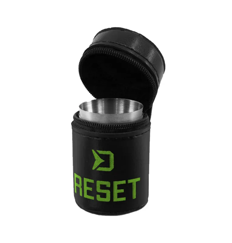 Delphin Reset Edelstahlbecher Set 4x 30ml Stainless Steel Cups mit Transporttasche-Outdoor Cooking-JJ-Fishing