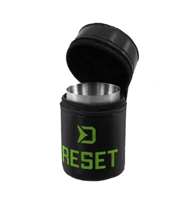 Delphin Reset Edelstahlbecher Set 4x 30ml Stainless Steel Cups mit Transporttasche-Outdoor Cooking-JJ-Fishing