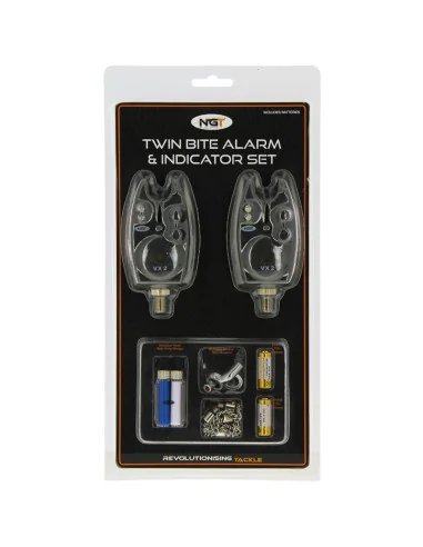 NGT Twin Pack VX2 Alarm and Indicator Set-Bissanzeiger & Bobbins-JJ-Fishing