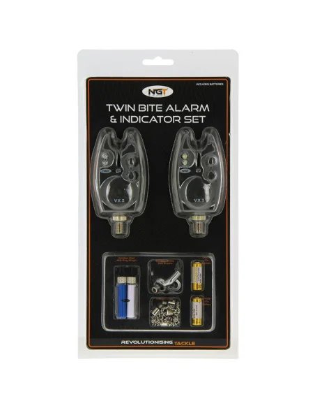 NGT Twin Pack VX2 Alarm and Indicator Set-Bissanzeiger & Bobbins-JJ-Fishing