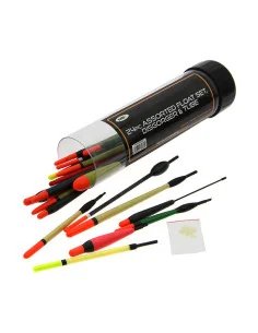 NGT Mixed Float Set 24 Stück gemischtes Posen-Set-Vorfachmaterial & Montage-Zubehör-JJ-Fishing