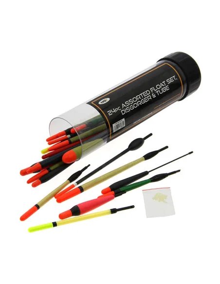 NGT Mixed Float Set 24 Stück gemischtes Posen-Set-Vorfachmaterial & Montage-Zubehör-JJ-Fishing