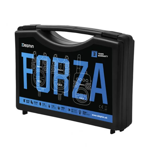 Delphin Forza 2+1 Bissanzeiger Set Bitealarm-Bissanzeiger & Bobbins-JJ-Fishing