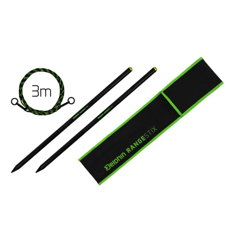 Delphin RangeStix Distance Sticks mit Transporttasche-Werkzeuge-JJ-Fishing