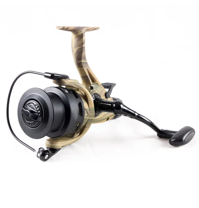 York Carp Chaser 3000 Camo Freilaufrolle Camo Full Metal Reel-Freilaufrollen-JJ-Fishing
