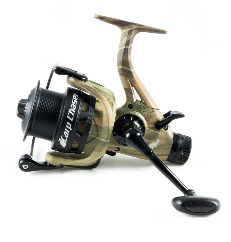 York Carp Chaser 3000 Camo Freilaufrolle Camo Full Metal Reel-Freilaufrollen-JJ-Fishing