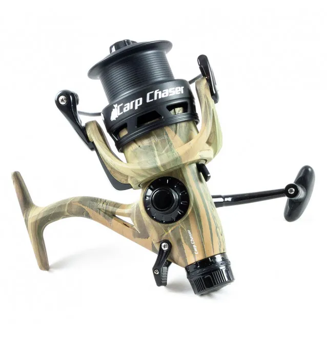 York Carp Chaser 3000 Camo Freilaufrolle Camo Full Metal Reel-Freilaufrollen-JJ-Fishing