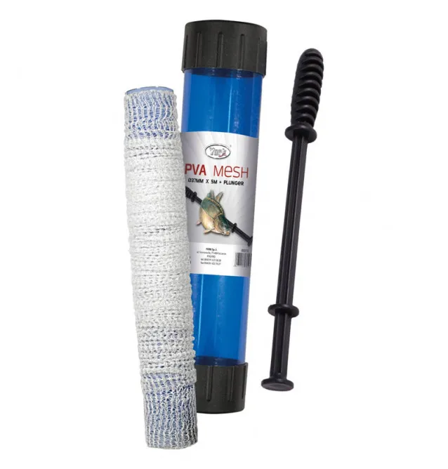 York PVA Mesh Tube 37mm x 5m mit Plunger Stopfer-PVA-JJ-Fishing