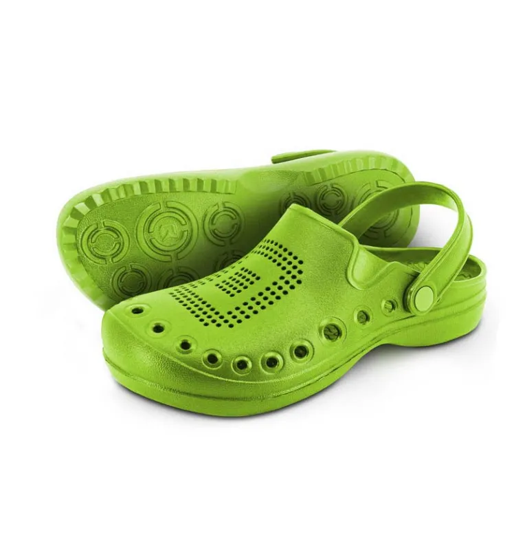 Delphin Clogs Octo Lime Green Size 38 Angler Shoes Floating-Shoes-JJ-Fishing