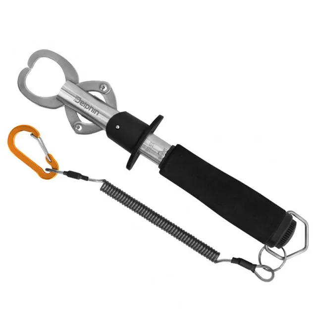 Delphin Clamper Fish Gripper 25cm / 15kg Waage eingebaut Fischzange-Werkzeuge-JJ-Fishing