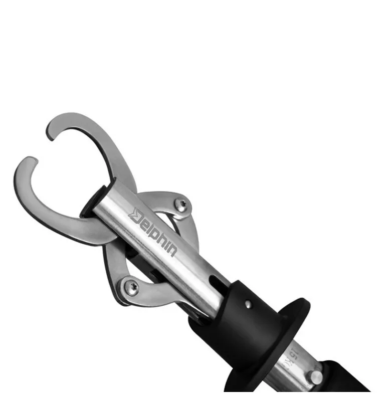Delphin Clamper Fish Gripper 25cm / 15kg Waage eingebaut Fischzange-Werkzeuge-JJ-Fishing