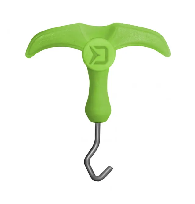 Delphin Knoter green Knotenpuller Knotenhilfe-Werkzeuge-JJ-Fishing