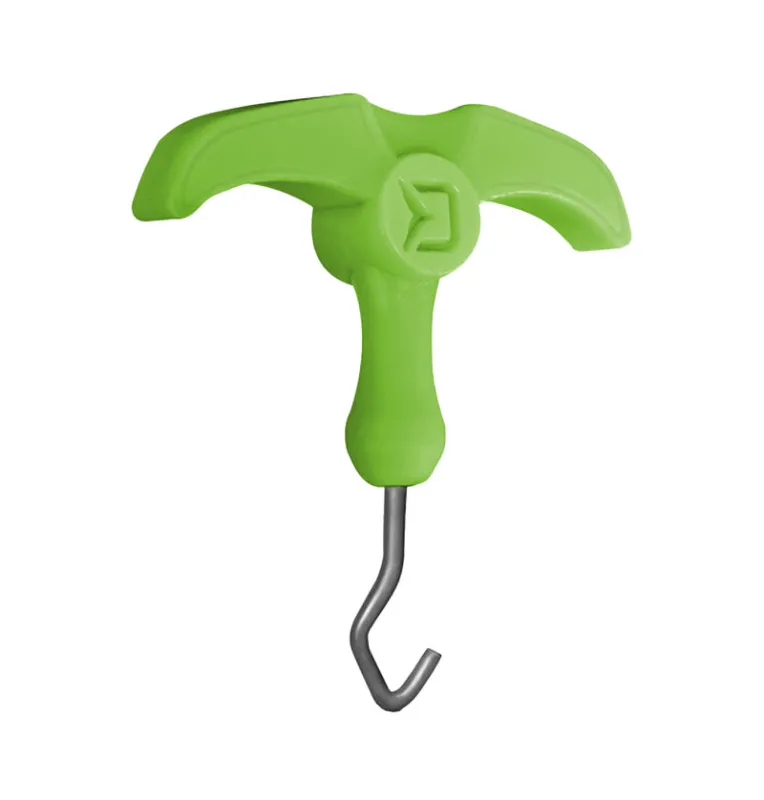 Delphin Knoter green Knotenpuller Knotenhilfe-Werkzeuge-JJ-Fishing