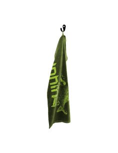 Delphin Carper Dry Hands Handtuch Grün 50x30cm Carp Towel-Diverses-JJ-Fishing 2