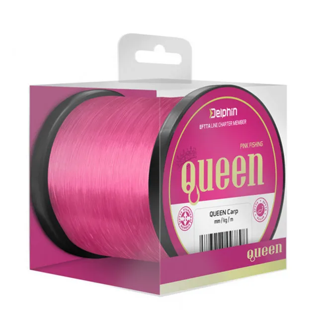 Delphin Queen Carp 0,30mm 6,8kg 1200m rosa Angelschnur-Schnüre-JJ-Fishing
