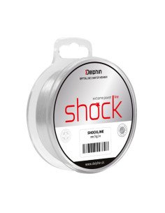 Delphin Shock Line 0,50mm 15,0kg 80m Transparent Shock Leader Schlagschnur-Vorfachmaterial & Montage-Zubehör-JJ-Fishing