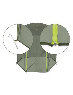 Delphin AntiFly-Schirm Ø 250cm Moskitonetz Überwurf Insektenschutz-Schirme & Zelte-JJ-Fishing 2