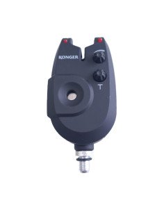 Konger ECO electronic Bite Alarm No.2 Bissanzeiger 9V Gummiert-Bissanzeiger & Bobbins-JJ-Fishing