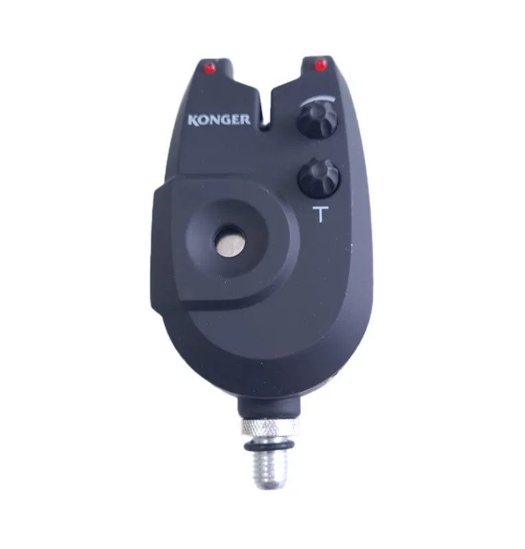 Konger ECO electronic Bite Alarm No.2 Bite Alarm 9V Rubberized-Bite Alarms & Bobbins-JJ-Fishing