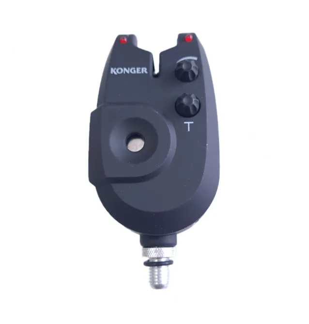 Konger ECO electronic Bite Alarm No.2 Bite Alarm 9V Rubberized-Bite Alarms & Bobbins-JJ-Fishing