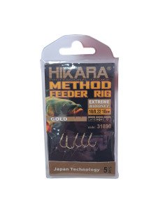 Traper Hikara Method Feeder Rig Extreme Bayonet 10/0,22mm Barbed-Endtackle-JJ-Fishing 2