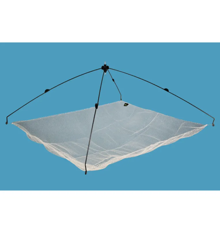 Delphin Senke mit Nylonnetz 100x100cm Köderfischsenke-Kescher & Kescherzubehör-JJ-Fishing