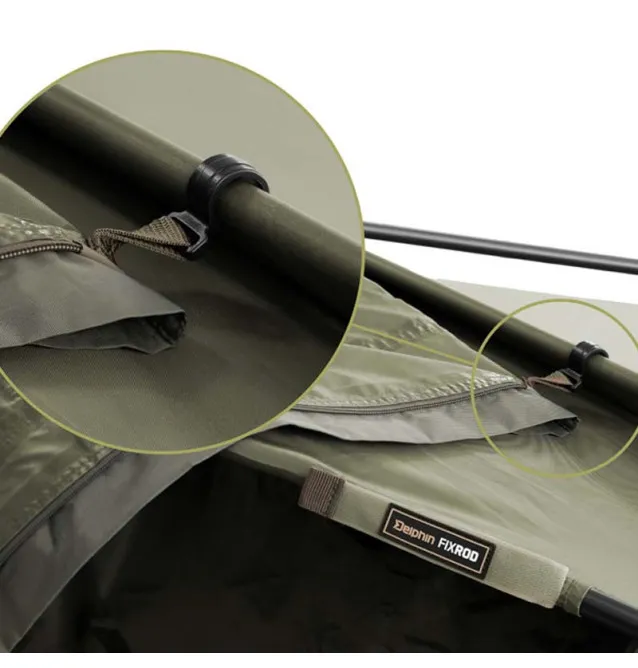 Delphin Panorama Eazy Bivvy 2-Man Angelzelt XXL extra Hoch großer Ausgang-Schirme & Zelte-JJ-Fishing