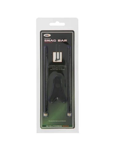 NGT Mini Aluminium Snag Bar in Black-Bissanzeiger & Bobbins-JJ-Fishing