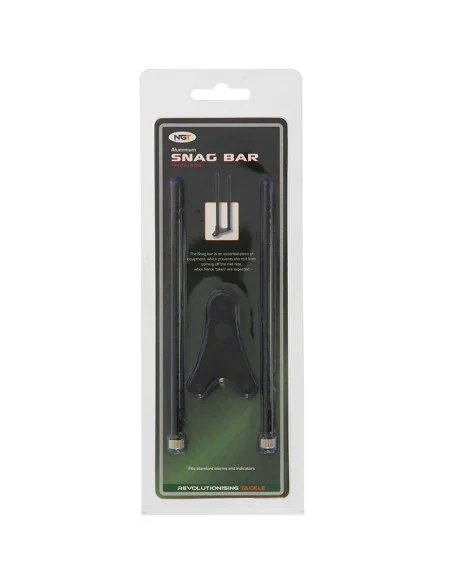 NGT Mini Aluminium Snag Bar in Black-Bissanzeiger & Bobbins-JJ-Fishing