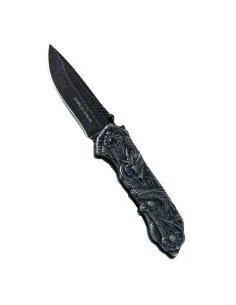 Anglo Arms Lock Knife with 3D Dragon Design-Messer-JJ-Fishing