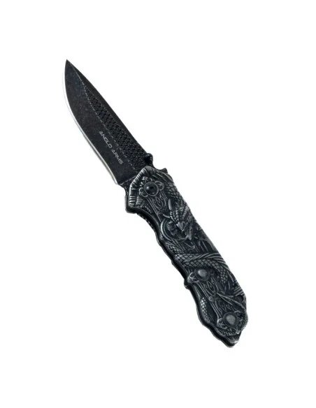 Anglo Arms Lock Knife with 3D Dragon Design-Messer-JJ-Fishing