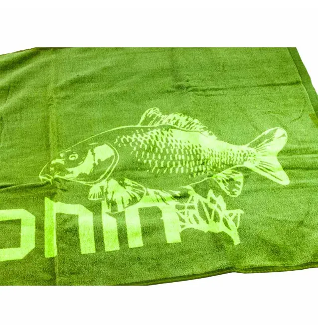 Delphin Carper Dry Body Handtuch 100x60cm Grün Badetuch Carp Towel-Diverses-JJ-Fishing