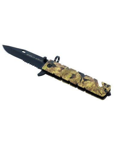 Anglo Arms Lock Knife Camo with Glasbrecher und Gurtschneider (K-LK-572)-Messer-JJ-Fishing