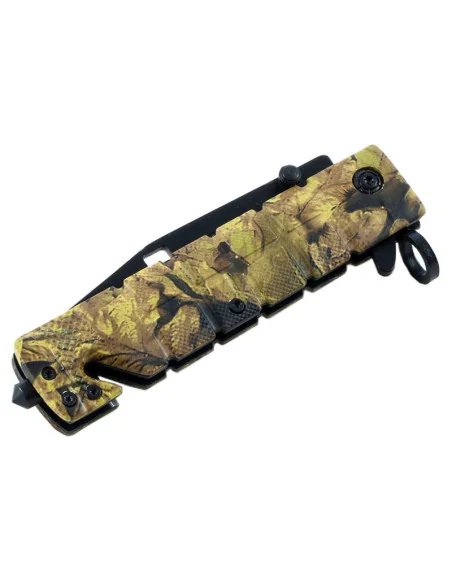 Anglo Arms Lock Knife Camo with Glasbrecher und Gurtschneider (K-LK-572)-Messer-JJ-Fishing