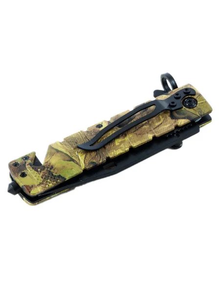 Anglo Arms Lock Knife Camo with Glasbrecher und Gurtschneider (K-LK-572)-Messer-JJ-Fishing