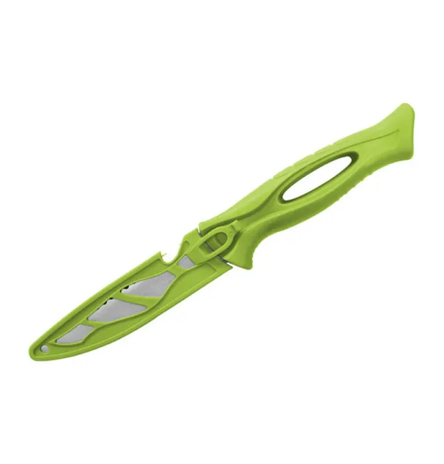Delphin B-Mini knife with scabbard green-Knife-JJ-Fishing