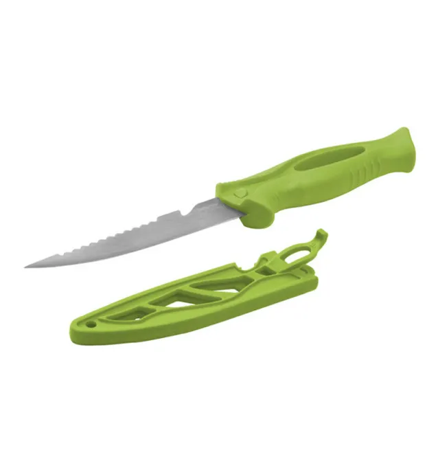 Delphin B-Mini knife with scabbard green-Knife-JJ-Fishing