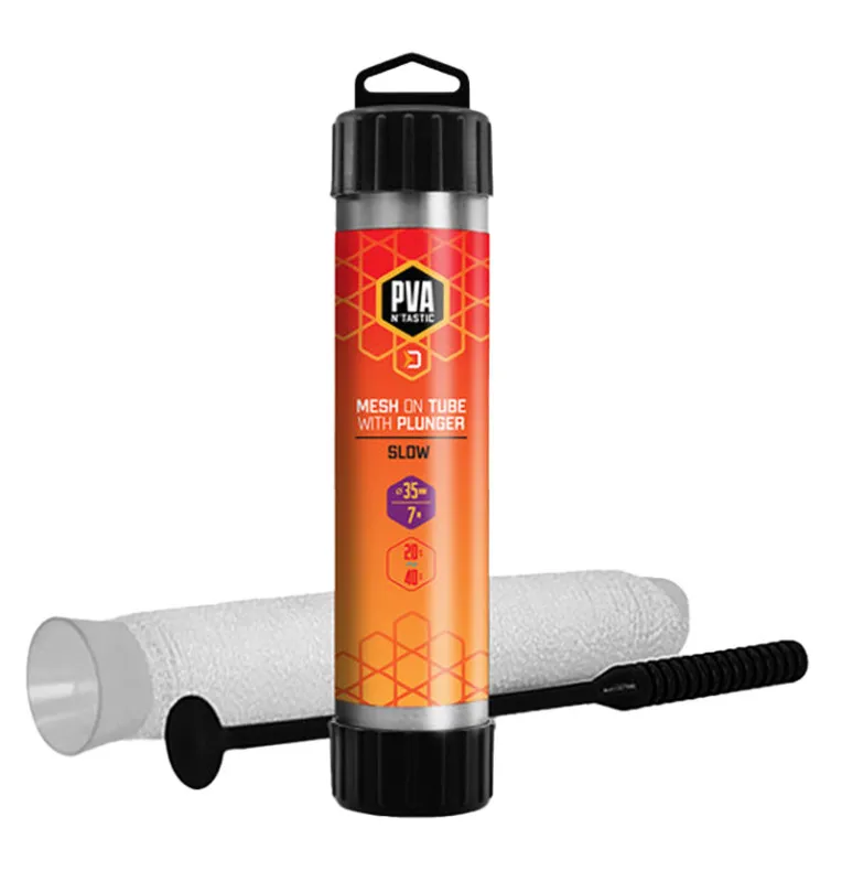 Delphin PVA Tube 35mm + Plunger / Stampfer 7 m wasserlöslicher Strumpf-PVA-JJ-Fishing