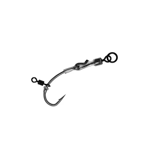 Delphin The End Ronnie Rig 4 pieces Size 4 Leader material-Leader material & mounting accessories-JJ-Fishing