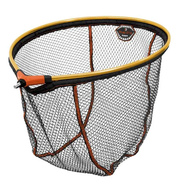 Delphin Atak! SP-Rubber Unterfänger Kescherkopf 50x40cm Gummiert Raubfischkescher-Kescher & Kescherzubehör-JJ-Fishing