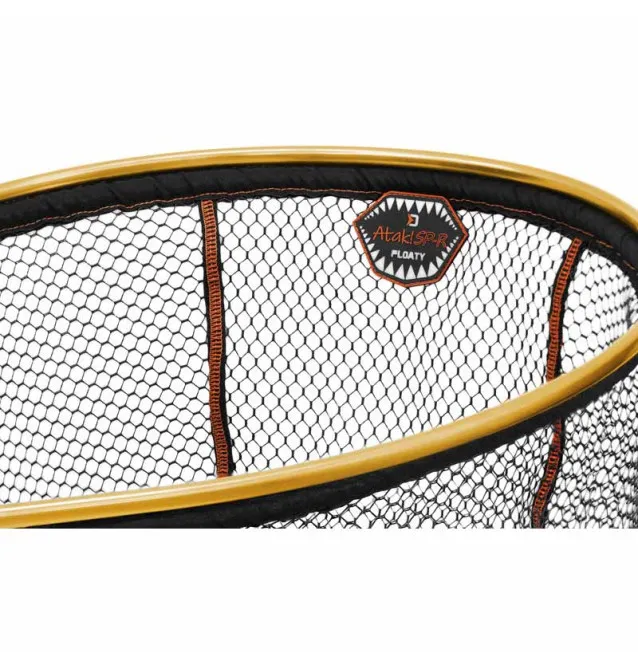 Delphin Atak! SP-Rubber Unterfänger Kescherkopf 50x40cm Gummiert Raubfischkescher-Kescher & Kescherzubehör-JJ-Fishing