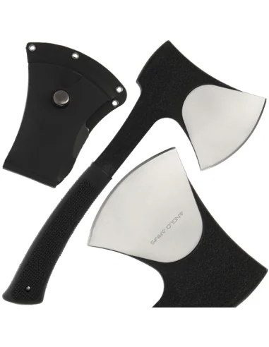 Anglo Arms 11,4" Axt with Rubber Handle and ABS Sheath-Outdoor-JJ-Fishing