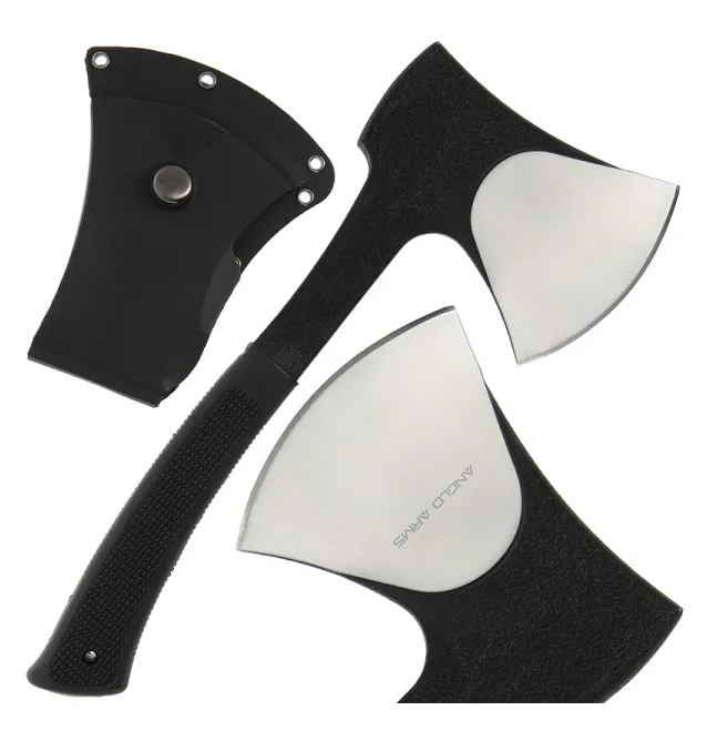 Anglo Arms 11,4" Axe with Rubber Handle and ABS Sheath-Outdoor-JJ-Fishing